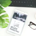 Digital Marketing - Brown Framed Eyeglasses